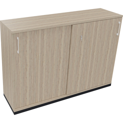 Schiebetürenschrank 3OH B1600xT442xH1133mm an/Eiche Natur