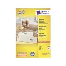 Avery Zweckform Universal-Etikett, weiss