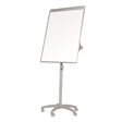 Bi-silque Flipchart-Tafel CLASSIC ohne Arme, grau/EA4806175GR 70x100cm weiß