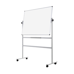 Bi-silque Whiteboard REVOLVER/QR0604 150x100cm Emaille mobil drehbar weiß