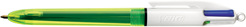 4-Farb-Druckkugelschreiber BIC® 4 Colours® FLUO