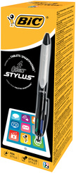 4-Farb-Druckkugelschreiber BIC® 4 Colours® GRIP Stylus