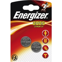 Energizer® Spezialbatterien / Knopfzellen/ 638708, Ø 20 x H 2,5 mm CR2025 Inh. 2