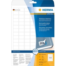 HERMA SPECIAL A4 Etiketten Movables / ablösbar 25 Blatt / Packung