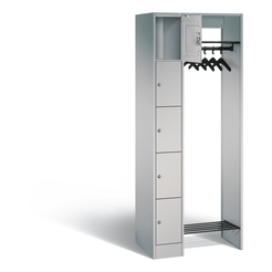 C+P Offene Garderobe Serie 8070, H1950xB740xT480mm