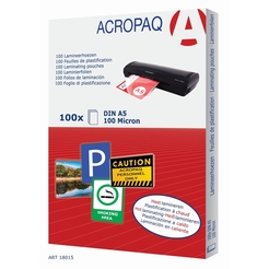 ACROPAQ Laminierfolien 100 x A5 100mic