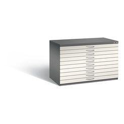 C+P Flachablageschrank Serie 7100_7200, H760xB1100xT765mm