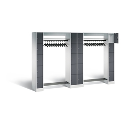 C+P Offene Garderobe Serie 8070, H1950xB2840xT480mm