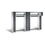 C+P Offene Garderobe Serie 8070, H1950xB2840xT480mm