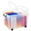 STRATA by CEP Mehrzweck-Box 75L mit Rollen/ HW676, B48,5xH41xT60 cm,transp. PP