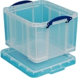Really Useful Box® Aufbewahrungsbox 35 Liter/ 35C, B39xH31xT48 cm, transparent