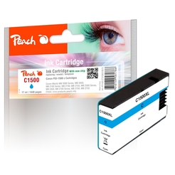 Peach XL-Tintenpatrone cyan kompatibel zu Canon PGI-1500, PGI-1500C XL