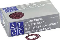 ALCO Gummiringe im Karton/745, rot, Ø 6,5cm, Inh. 1000g