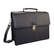 MONOLTIH 2000003193 - Leder-Aktentasche, Schwarz 39x30x11 cm 