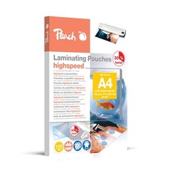 Peach HighSpeed Laminierfolien A4, 125 mic, express, PP525-22, 100 Stk.