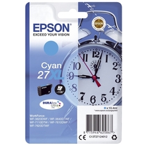 EPSON® Tintenpatrone, 27XL, C13T27124012, original, cyan, 10,4 ml, 1.100 Seiten