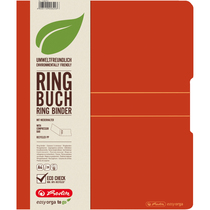 Herlitz Ringbuch Recycling A4 PP 2-Ring 3,8cm orange easy orga to go