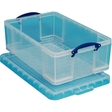 Really Useful Box® Aufbewahrungsbox 50 Liter/ 50C, B44x H23x T71 cm, transp