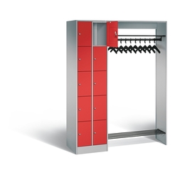 C+P Offene Garderobe Serie 8070, H1950xB1410xT480mm