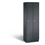 C+P Garderobenschrank Classic, H1800xB610xT500mm Korpus: Schwarzgrau Türen: Schwarzgrau Abteile: 2 Abteilbreite: 300 Fächer: 2 Drehriegel