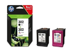 hp® Tintenpatrone/X4D37AE 302 Inh. 1x3,5ml,1x4ml