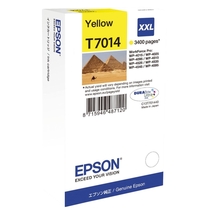 EPSON® Tintenpatrone, T7014XXL, C13T70144010, original, gelb, 34,2 ml, 3.400 Seiten