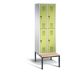 C+P Spind doppelstöckig Evolo, H2090xB610xT815mm