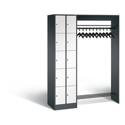 C+P Offene Garderobe Serie 8070, H1950xB1410xT480mm