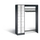 C+P Offene Garderobe Serie 8070, H1950xB1410xT480mm
