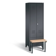 C+P Garderobenschrank Classic, H1850xB610xT500mm