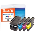 Peach Spar Pack Tintenpatronen kompatibel zu Brother LC-129XL, LC-125XL