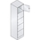 Fächerschrank 7035/5010 1950x460x480mm 82700-10 7035/5010
