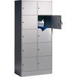 Fächerschrank 7035/5010 1950x460x480mm 80700-20 7035/5010