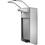 TEMDEX® Seifenspender, für Euroflasche 1.000 ml, Aluminium, 9,4 x 23 x 32 cm, silber