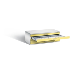 C+P Flachablageschrank Serie 7100_7200, H420xB1100xT765mm