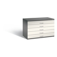 C+P Flachablageschrank Serie 7100_7200, H760xB1100xT765mm