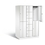 C+P Kombi-Schließfachschrank Resisto, H1950xB1148xT740mm