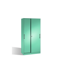 C+P Schiebetürenschrank Asisto, H1980xB1000xT435mm Korpus: lichtgrün Türen: lichtgrün