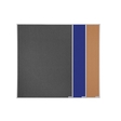 Pinnwand, Größe 1500 x 1200 mm, Oberfläche Filz Grau