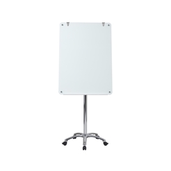 BI-OFFICE GEA4850116 - Mobiles Glas-Flipchart, magnetisch, 70x100 cm, Weiß