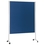 magnetoplan® Moderationswand, mobil - doppelseitig - Filz blau