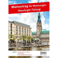RNK Mietvertrag für Wohnraum - Hamburger Fassung, 12 Seiten, gefalzt auf DIN A4