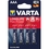 10 x VARTA Batterie MAX TECH AAA, 4-er Blister DE