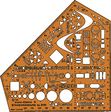 Standardgraph Schulwinkel stano-Elektro, 8191, Elektro, 155x155x1,3mm