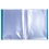 Sichtmappe aus PP 500µ mit 50 glatten Hüllen, transluzent, für Format DIN A4 - Hellblau