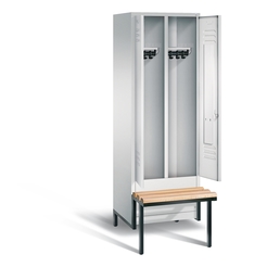 C+P Garderobenschrank Classic, H1850xB610xT500mm