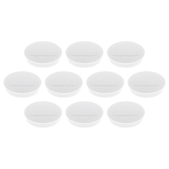 Magnet DISCOFIX STANDARD, Ø 30 mm, VE 80 Stk, weiß