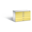 C+P Flachablageschrank Serie 7100_7200, H760xB1100xT765mm