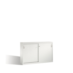 C+P Sideboard mit Schiebetüren Acurado, H1000xB1600xT400mm orpus Lichtgrau Fronten Lichtgrau Anzahl Fächer: 2