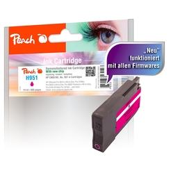 Peach Tintenpatrone magenta kompatibel zu HP No. 951, CN051AE